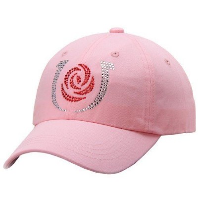 Kentucky Derby 's Rose & Horse Shoe Cap  Light Pink 640925941295 eb-26815355